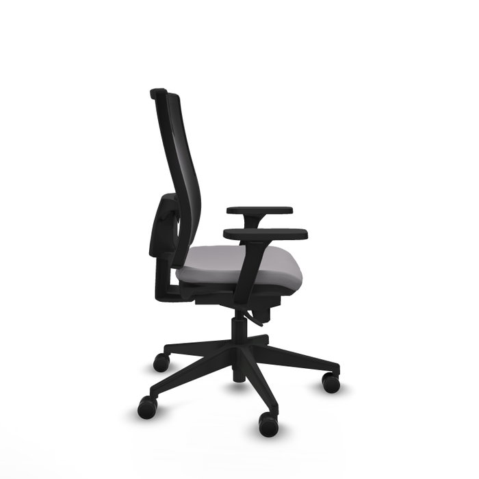 PIQUERAS Y CRESPO Silla de oficina Horna con mecanismo Sincro, Gris y Negro PIQUERAS Y CRESPO Silla de oficina Horna con mecanismo Sincro, Gris y Negro