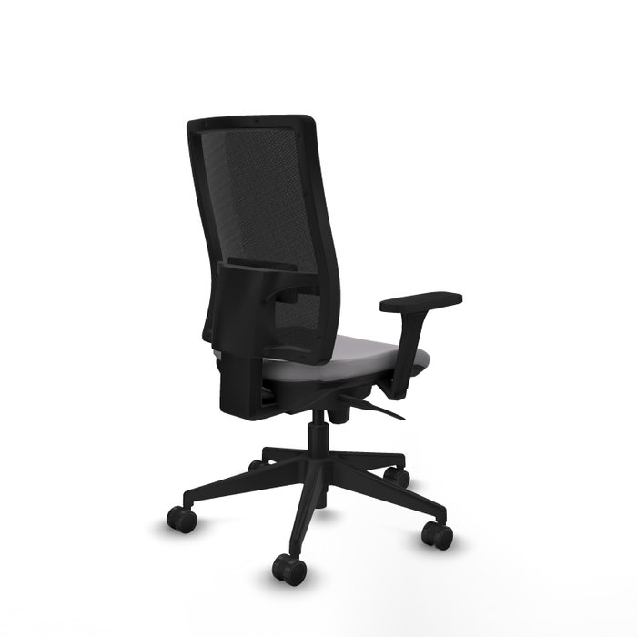 PIQUERAS Y CRESPO Silla de oficina Horna con mecanismo Sincro, Gris y Negro PIQUERAS Y CRESPO Silla de oficina Horna con mecanismo Sincro, Gris y Negro