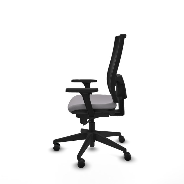 PIQUERAS Y CRESPO Silla de oficina Horna con mecanismo Sincro, Gris y Negro PIQUERAS Y CRESPO Silla de oficina Horna con mecanismo Sincro, Gris y Negro