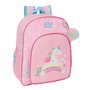 Mochila Escolar Glow Lab Rosa 32 x 38 x 12 cm