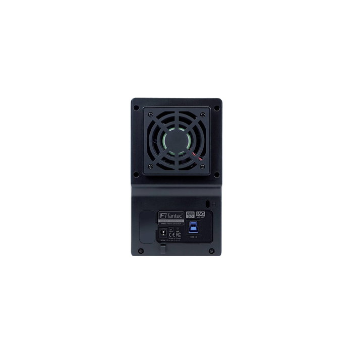 Fantec QB-X2US3R Carcasa para 2x3,5 SATA RAID HDD USB 3.0 Negro