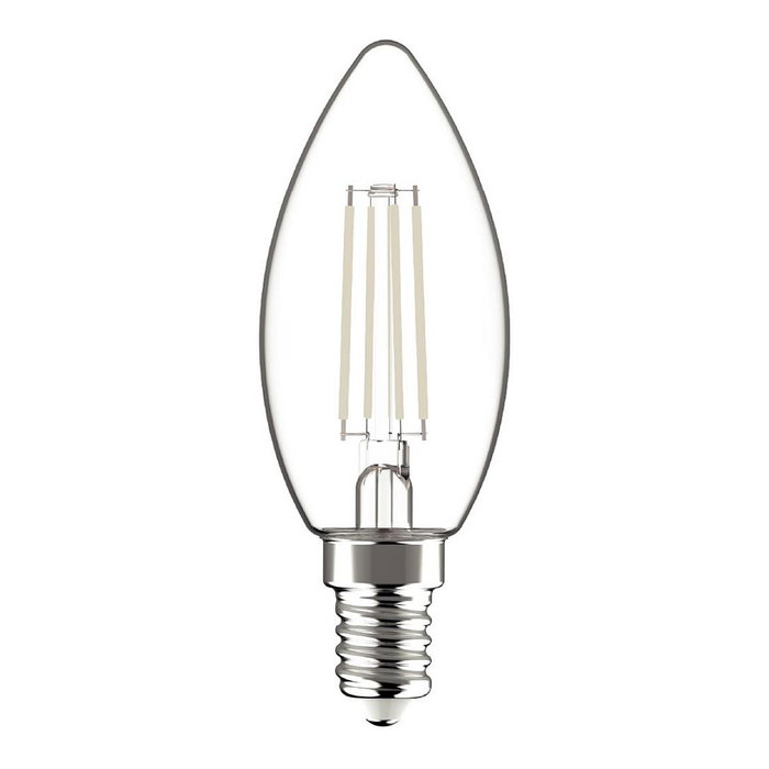 Avide Bombilla LED White Filament Candle 4,5W E14 Blanco cálido 2700K Avide Bombilla LED White Filament Candle 4,5W E14 Blanco cálido 2700K