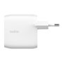 Belkin BoostCharge Pro 60W Dual USB-C Blanco