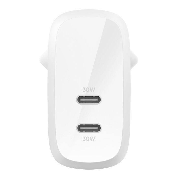 Belkin BoostCharge Pro 60W Dual USB-C Blanco