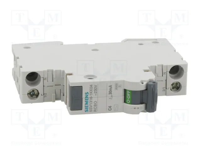 SIEMENS 5SV RCBO 4A 30mA 1+N