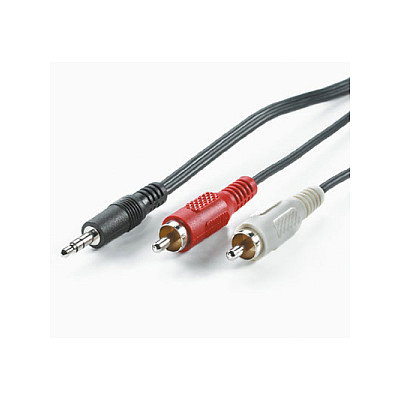 ROLINE Cable de audio 3,5mm a 2 x RCA 1,5m 11.09.4341 ROLINE Cable de audio 3,5mm a 2 x RCA 1,5m 11.09.4341