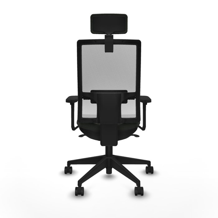 PIQUERAS Y CRESPO Silla de oficina Horna con mecanismo Sincro, Negro y Blanco PIQUERAS Y CRESPO Silla de oficina Horna con mecanismo Sincro, Negro y Blanco