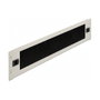 DeLOCK Panel de gestión de cables de 2U con cepillos gris 19 pulgadas