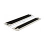 DeLOCK Panel de gestión de cables de 2U con cepillos gris 19 pulgadas
