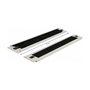 DeLOCK Delock Panel de Gestión de Cables con Cepillo 19 Pulgadas, Rack 2U, Instalación sin Herramientas, Color Negro/Gris, Material Metal y Nylon