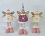 DKD Home Decor Set de 3 Figuras de Elfos Multicolor en Poliéster
