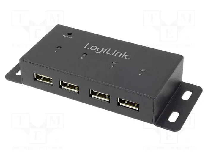 LogiLink UA0141A USB 2.0 HUB 4-Port Negro LogiLink UA0141A USB 2.0 HUB 4-Port Negro