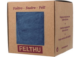 Felthu Fieltro de lana azul grisáceo 100gr.