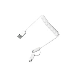 LogiLink Kit de carga USB-A, 2 puertos, 10.5 W / 10 W, Blanco