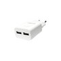 LogiLink Kit de carga USB-A, 2 puertos, 10.5 W / 10 W, Blanco