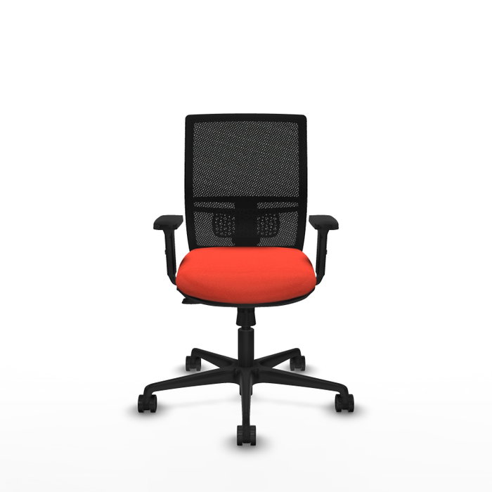 PIQUERAS Y CRESPO Silla de oficina Yunquera Naranja oscuro y Negro