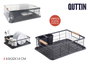 Quttin Escurreplatos de Metal con Asas de Madera