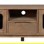 Mueble Tv Natural Madera de Mango Salón 180 X 40,50 X 48 cm
