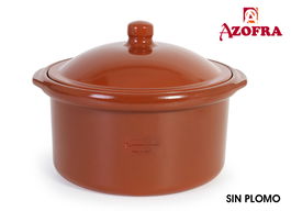 Azofra Cocote de Hierro Fundido para Cocina a Fuego Lento, 30 cm de Diámetro, 4 kg de Peso Útil, 30.5 x 28 x 21 cm (3 Unidades)