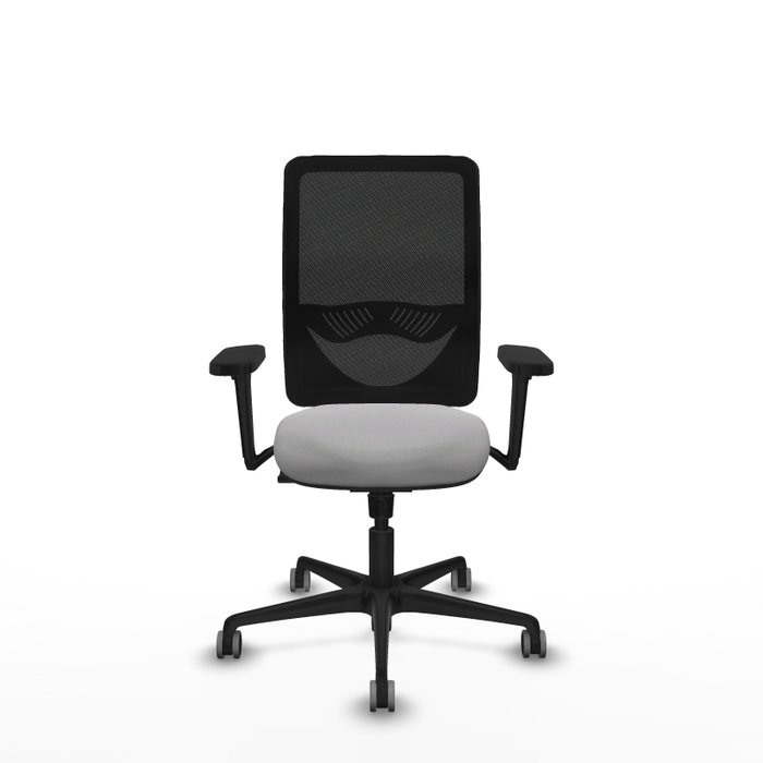 PIQUERAS Y CRESPO Silla de oficina Zulema con Mecanismo Sincro, Gris claro y Negro PIQUERAS Y CRESPO Silla de oficina Zulema con Mecanismo Sincro, Gris claro y Negro