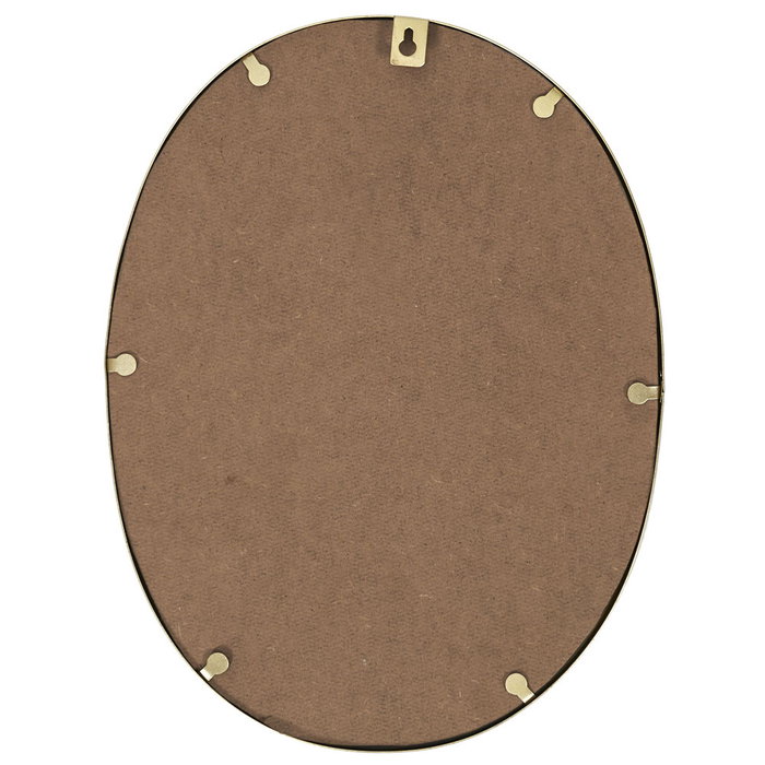 Home Deco Factory Espejo Ovalado Dorado Lounge 34x25 cm