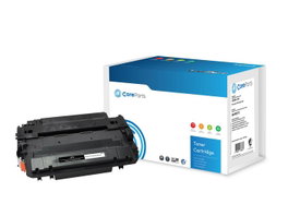 CoreParts Cartucho de Tóner Negro CE255X (55X) de Alto Rendimiento