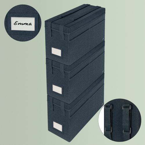 Leitz 67230089 Bolsa de Trabajo para Hot Desking de Tela con Tapa, Gris