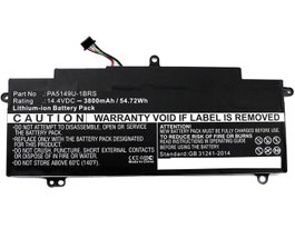 CoreParts Batería para Portátil Toshiba 55.00Wh Li-ion 14.4V 3800mAh Alta Calidad con 12 Meses de Garantía