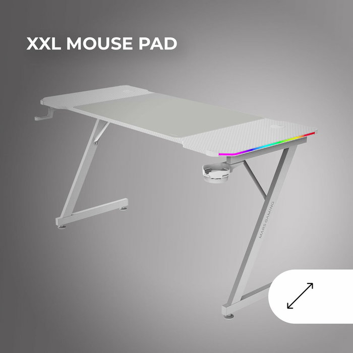 Mars Gaming MGD-X140RGB Blanco