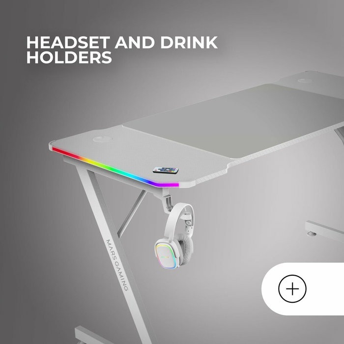 Mars Gaming MGD-X140RGB Blanco