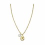 Rosefield TOC Necklace Pearl and waved Charm Gold Dorado