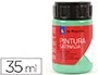 La Pajarita Pintura Témpera Escolar Satinada Verde Manigua Bote 35 mL L-18