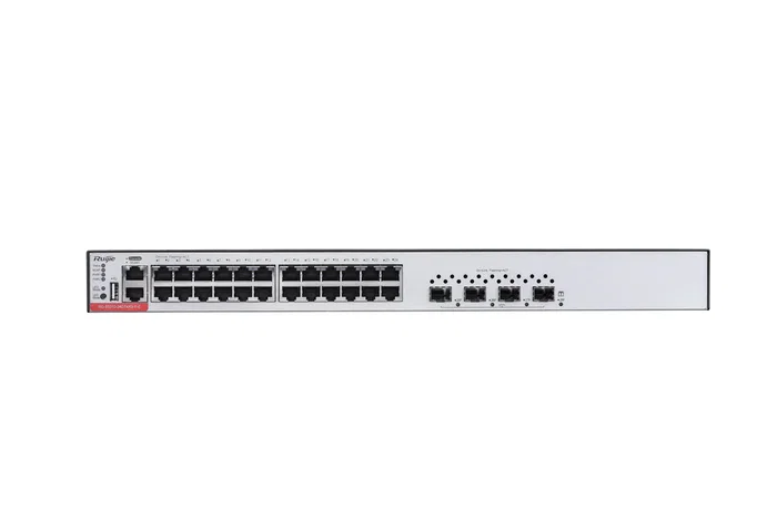 Ruijie networks rg-s5310-24gt4xs-p-e switch gestionado gigabit ethernet (10/100/1000) energÍa sobre ethernet (poe) 1u plata