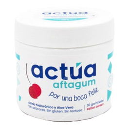 ADVENTIA Actua Aftagum 30 Caramelos Sabor Cereza