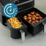 Philips AirFryer NA351/00 con doble cubeta y acero inoxidable