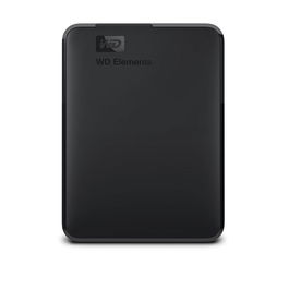 Western Digital WDBHJS0060BBK-WESN Elements - Disco duro externo portátil de 6 TB, 2.5", USB 3.2 Gen 1, negro - Almacenamiento para PC, ordenador, consola