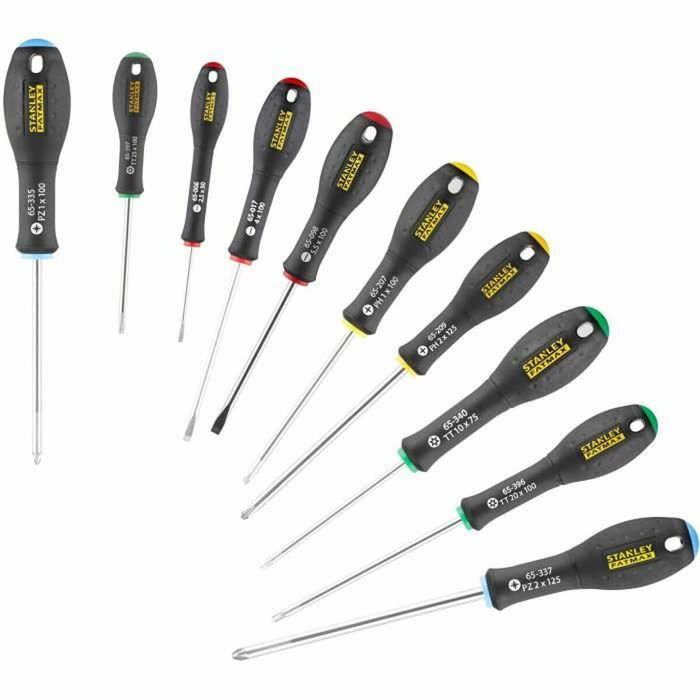 Stanley Juego de 10 Destornilladores FATMAX FMHT0-62128 Stanley Juego de 10 Destornilladores FATMAX FMHT0-62128