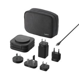 Belkin BoostCharge Pro Cargador inalámbrico 3 en 1 Negro