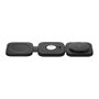 Belkin WIZ024HQBK Cargador Inalambrico 3 en 1 36W Magnetico para Viaje con Qi2 y MagSafe, Incluye Cable USB-C y Adaptador, Negro