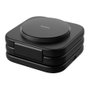 Belkin WIZ024HQBK Cargador Inalambrico 3 en 1 36W Magnetico para Viaje con Qi2 y MagSafe, Incluye Cable USB-C y Adaptador, Negro