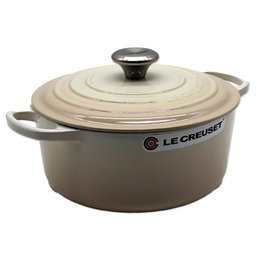 Le Creuset Marmita Redonda Signature 24 cm Color Merengue - 21177247164430