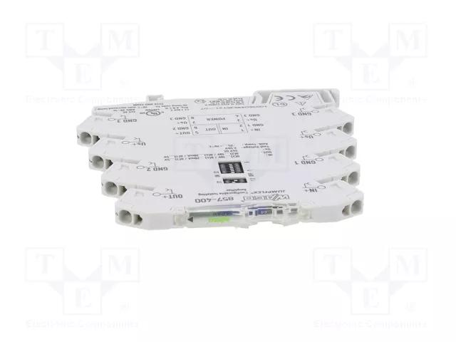 WAGO Transductor separador de señal / amplificador para raíl DIN