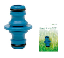 Manguito de unión 1/2 plástico con conexión rápida K8