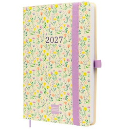 Finocam Agenda Capri 16 Meses F4-118x168 mm Tapa Blanda Poliuretano Happy 2026-2027