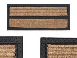 Giftdecor Felpudo Marrón 60x25 cm (Set de 12)