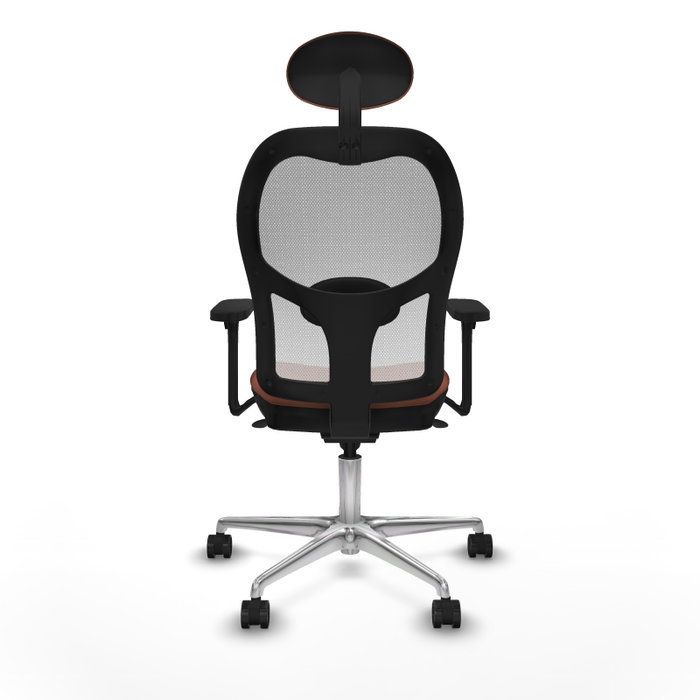 PIQUERAS Y CRESPO Silla de oficina Jorquera Marrón/Blanco PIQUERAS Y CRESPO Silla de oficina Jorquera Marrón/Blanco