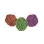 Nayeco Pelota Cuerda Dental Bicolor 7,5 cm (Set de 6 Unidades)