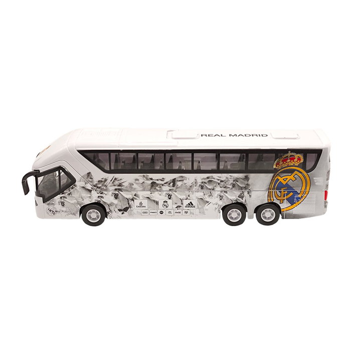 Eleven Force Bus Real Madrid CF EF16256, Réplica con Apertura de Puertas y Retrofricción, Juguete +3 Años Eleven Force Bus Real Madrid CF EF16256, Réplica con Apertura de Puertas y Retrofricción, Juguete +3 Años