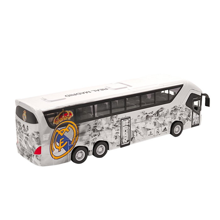 Eleven Force Bus Real Madrid CF EF16256, Réplica con Apertura de Puertas y Retrofricción, Juguete +3 Años Eleven Force Bus Real Madrid CF EF16256, Réplica con Apertura de Puertas y Retrofricción, Juguete +3 Años