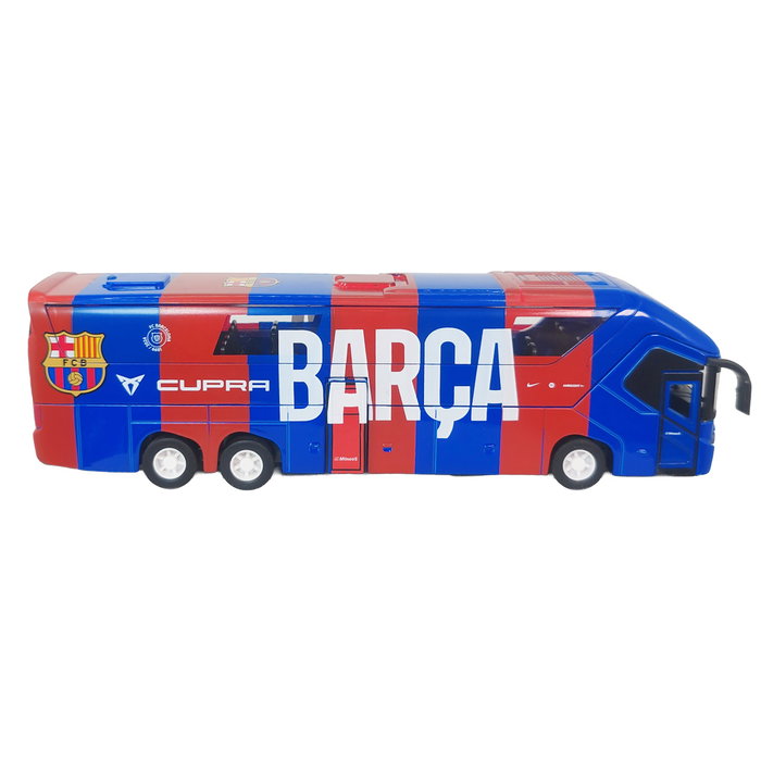 Eleven Force Bus L FC Barcelona 16652 Autobús Juguete con Apertura de Puertas y Retro-Fricción, Producto con Licencia Oficial